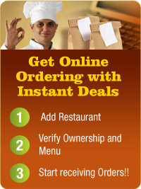 Get Online Ordering with Instant Deals